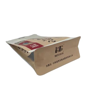 qualità  High Quality Recyclable Flat Bottom Coffee Bean Packaging Bags With Side Window fabbrica
