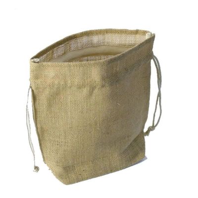 Recyclable Customized Drawstring Burlap Jute Bags For Coffee Beans For Potato For Rices